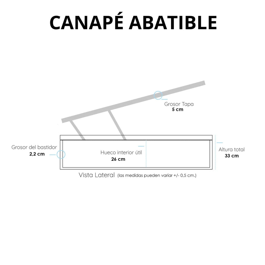 PACK CANAPÉ Y COLCHÓN LUX 30CM