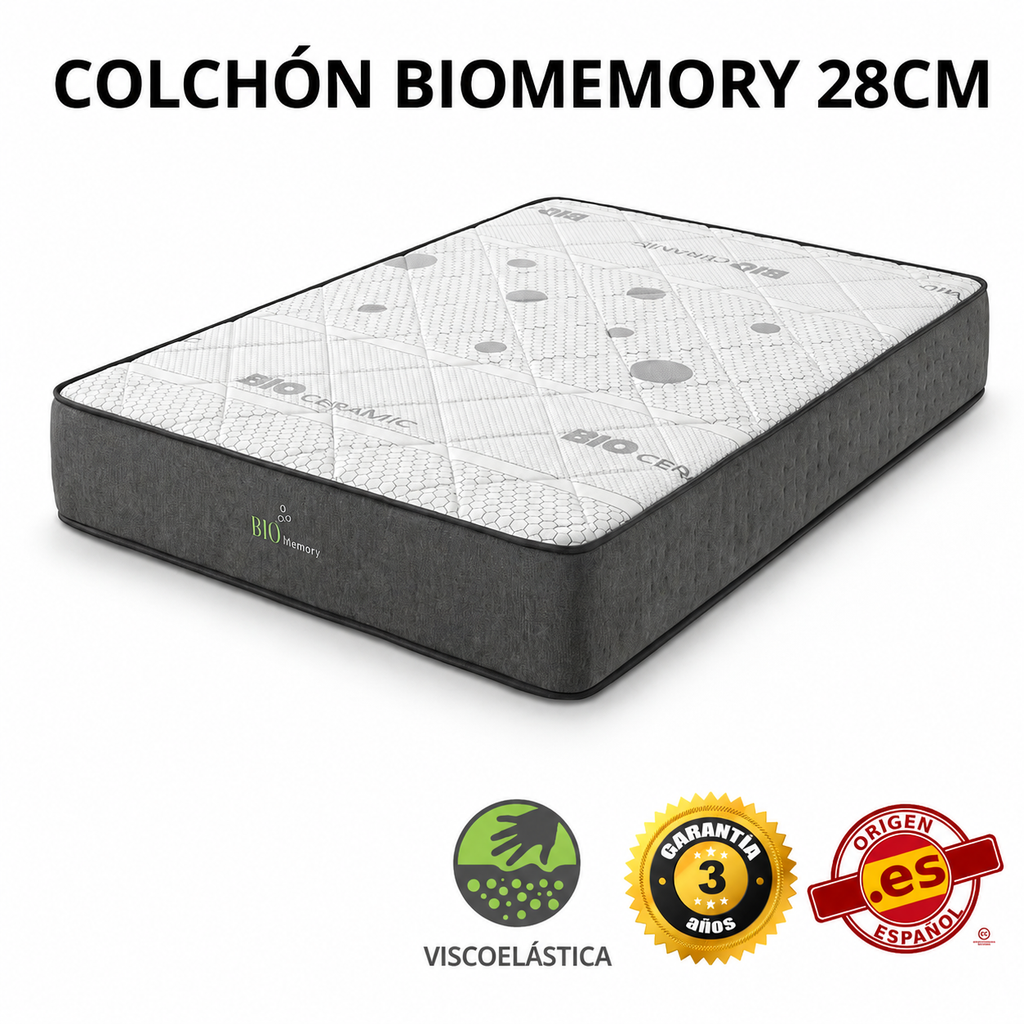 COLCHÓN BIOMEMORY 28CM