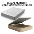PACK CANAPÉ Y COLCHÓN VISCOSENSE 25CM